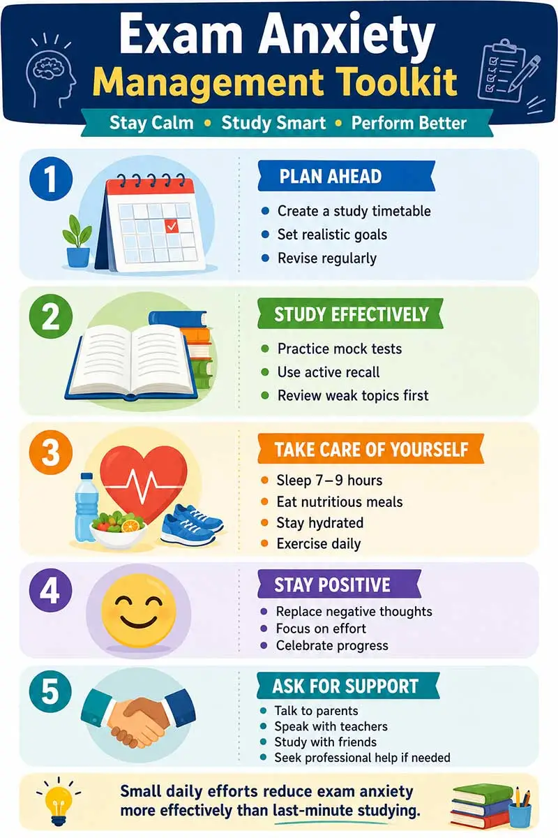 Infographic: Exam Anxiety Management Toolkit