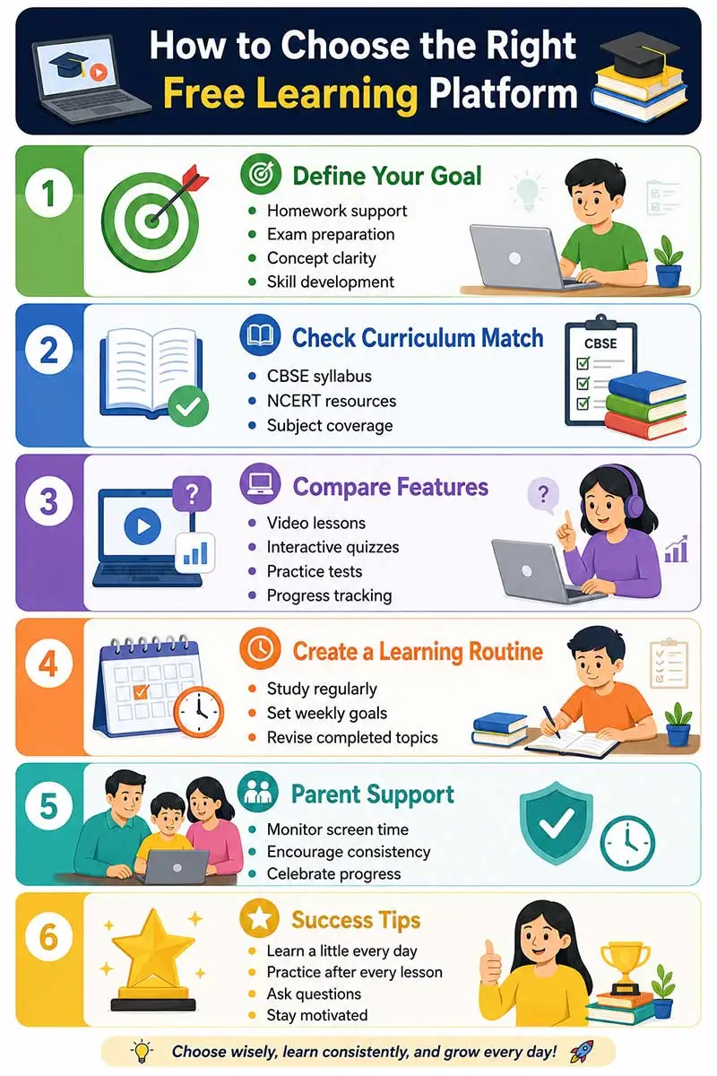 Infographic: Choosing the Best Free Online Learning Platform